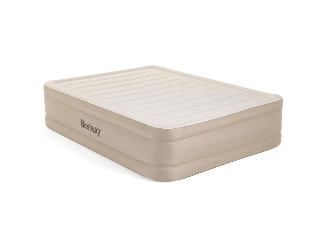 Cama Inflável de 2 Lugares BESTWAY Branco (203x152x46cm)
