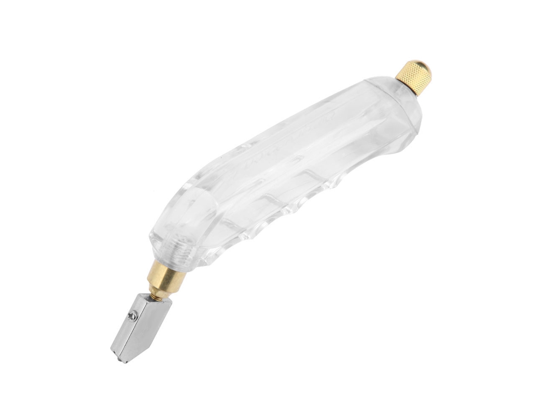 Cortador De Vidro Profissional Com Alimentação De Óleo E Cabo De Plástico Mão (branco)