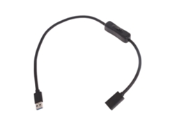 Cabo Extensor Usb 3.0 Com Conector Reto E Interruptor Liga/desliga