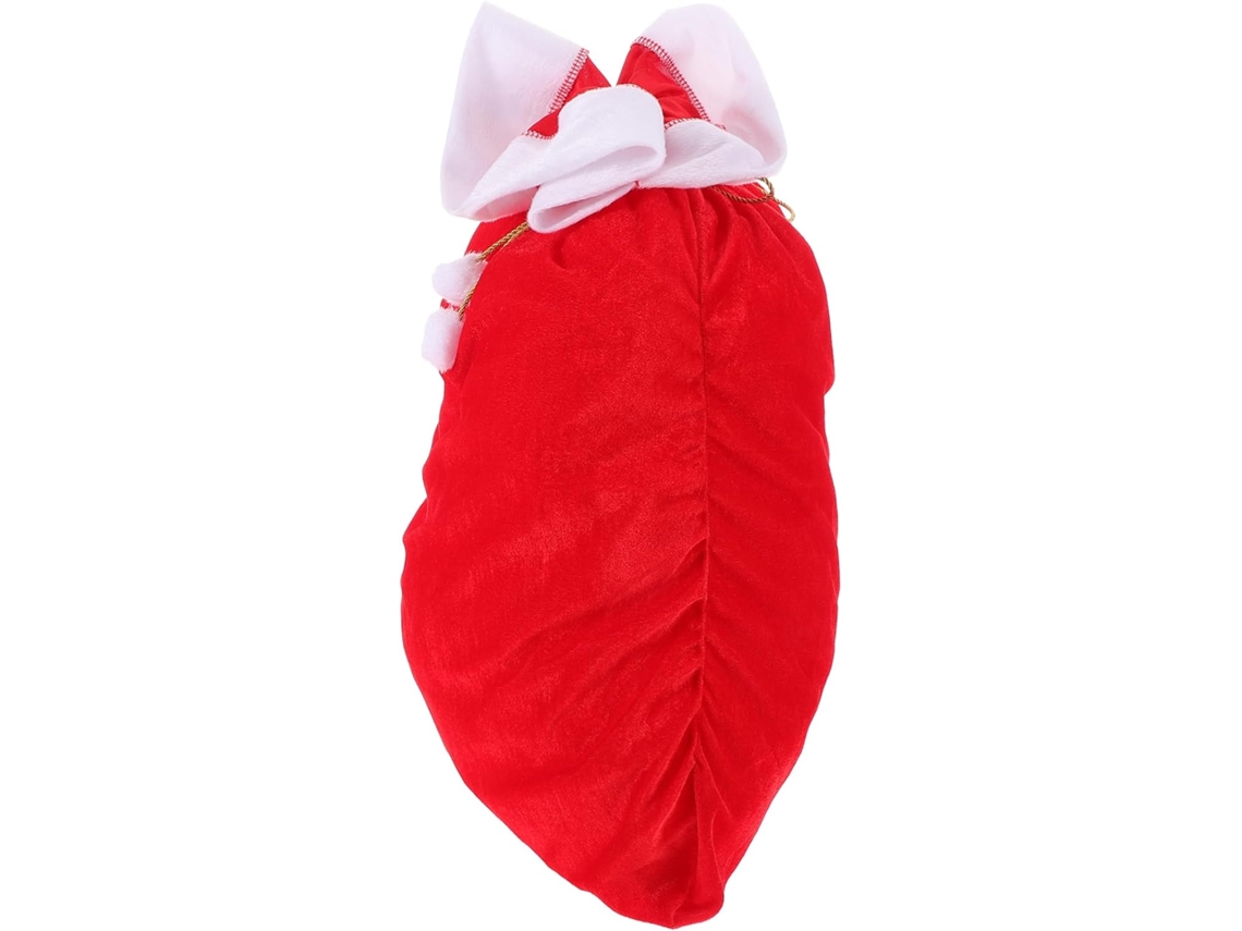 Saco De Veludo Macio Para O Papai Noel, Sacolas De Veludo Natalinas 70x50cm Saco De Veludo Macio Para O Papai Noel, Sacolas De Veludo N Gokoco