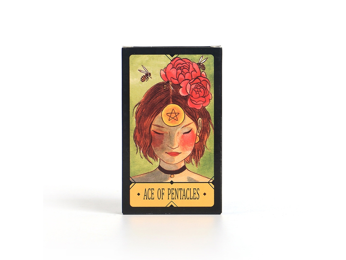 Novo Baralho De Tarot, Ás De Pentáculos 12x7, Inclui 78 Cartas Interativas.
