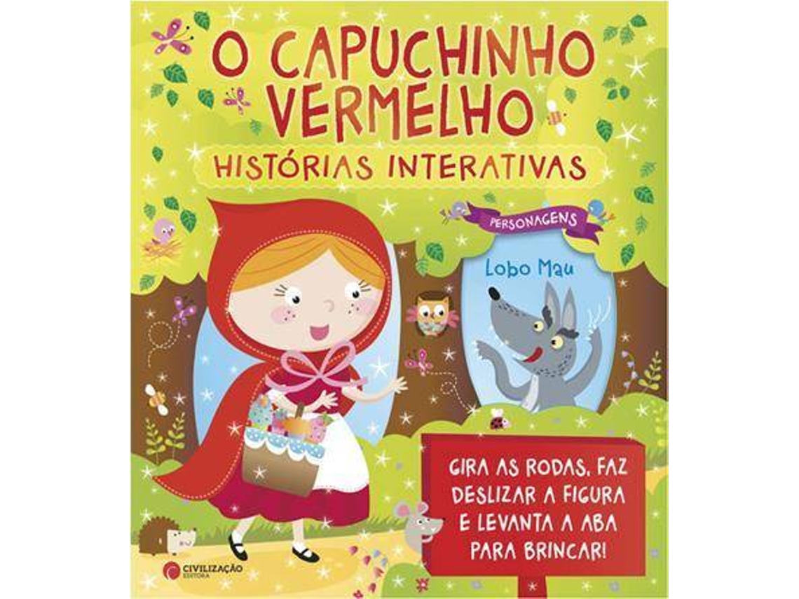 Livro O Capuchinho Vermelho (Português)