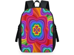 Mochila Tropicallife com Estampa Floral Abstrata para Crianças 32 5 X 15 X 44 9 Cm Tecido de Malha Impermeável
