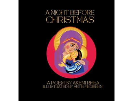 Livro A Night Before Christmas de Akemi Rhea (Inglês)