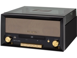 Gira-Discos MUSE MT-110B Bluetooth Preto (Outlet Grade A)