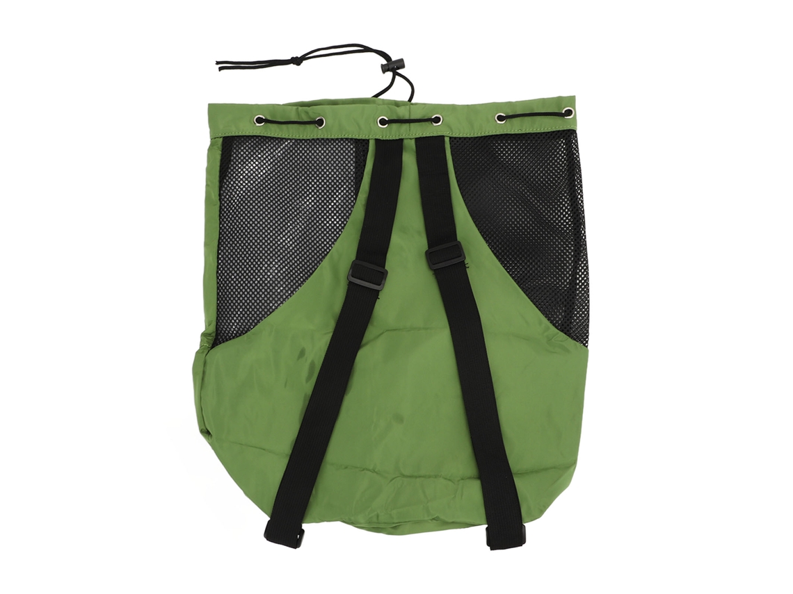 Mochila Praia Malha Ajustável Leve Verde