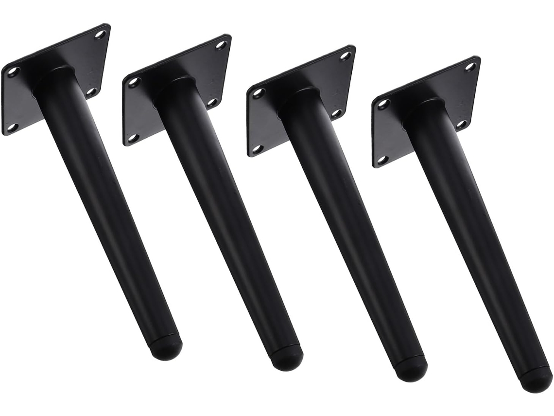 Gatuida Conjunto De 4 Pés Ferro Para Móveis, Suportes Para Sofá, Cama, Armário E Mesa De Escritório Em Casa