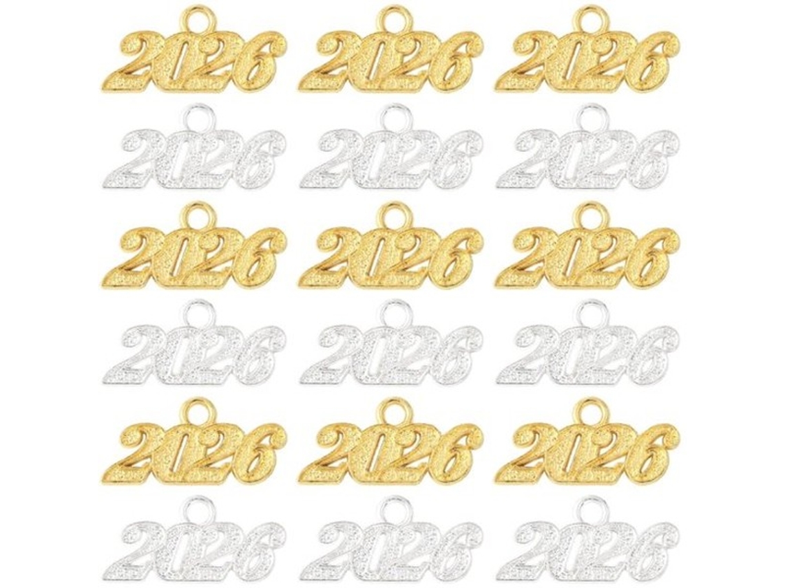 40 Peças De Aniversário De Ouro Para Decorar A Formatura