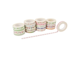 19 Peças De Fita Masking Washi Estilo Japonês Cores Vividas Para Scrapbooking Diy Embalagem Decorativa