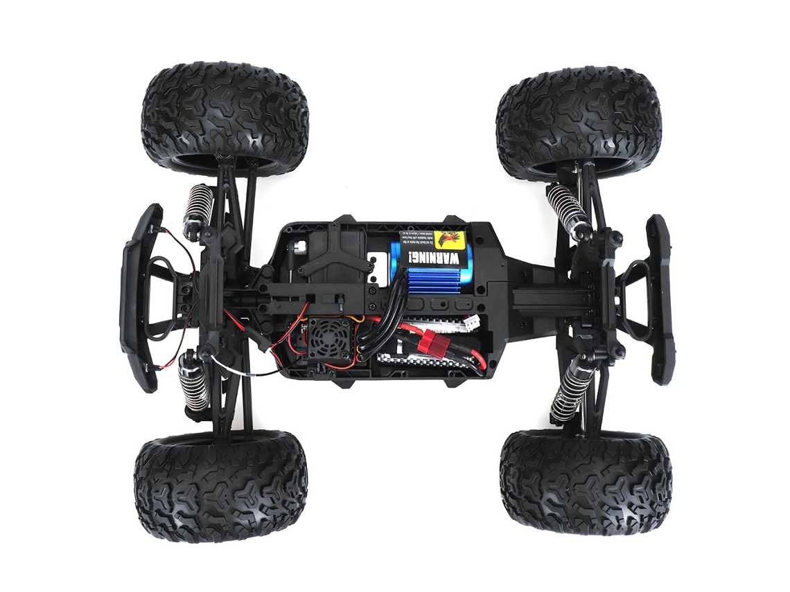 Duas Bateriashbx Haiboxing 2996a Rtr 1/10 2.4g 4wd Brushless Monster Truck 45km/h Led Proporcional Brinquedo MDUG