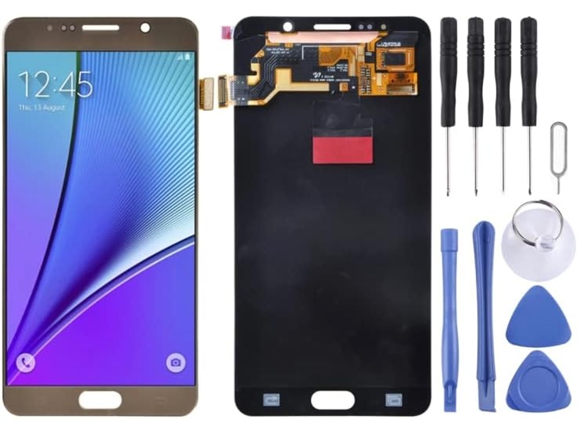 Tela Lcd De 5,7 Polegadas E Digitalizador Para Galaxy Note 5 / N9200, N920i, N920g, N920g /