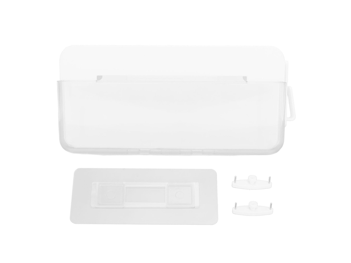 Porta Control Remoto de Pared Montaje Transparente Desmontable Soporte Teléfono para Vidrio Azulejo