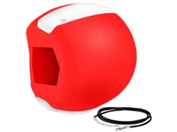 Dispositivo Para Desenvolvimento E Manutenção Dos Músculos Faciais, Silicone, Nível De Resistência 18 Kg, Vermelho