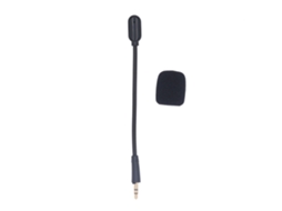 MICROFONE Mali de substituição para headset Barracuda X com plug 3.5mm dourado e capa de espuma para jogos