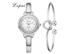 Relógio de Pulso Feminino de Quartzo Casual Pulseira Strass Elegante Prata Branco