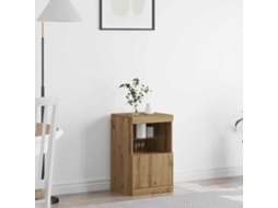 Vidaxl Aparador Led Carvalho Artesanal 41 X 37 X 67 Cm