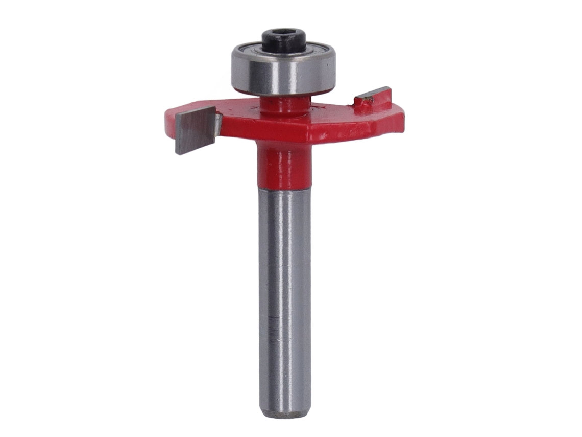 Broca De Roteador Tipo T Em Forma De Bola Com Revestimento Ptfe Liga De Tungstênio Para Marcenaria 1/4x3/16