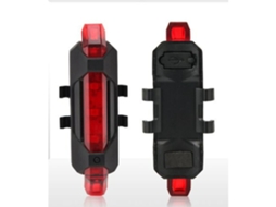 Unidades De Luzes Traseiras Para Bicicleta Com Carregamento Usb, Luz De Circulação Diurna Para Ciclismo Noturno Aquaforge (vermelha)