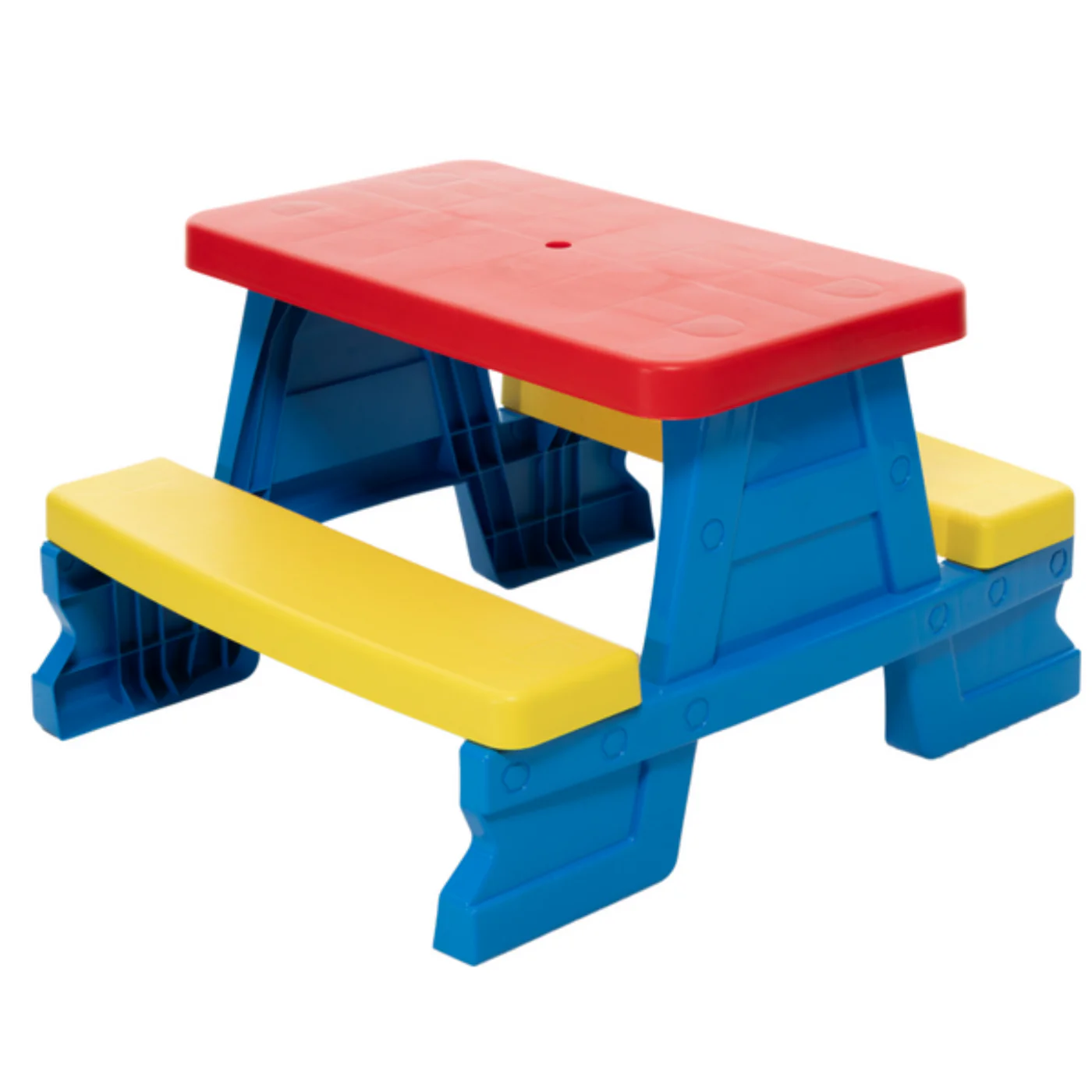 Mesa Infantil de Jardim com 2 Bancos 70 X 79 X 47 Cm para Exterior e Interior Funtastic Land