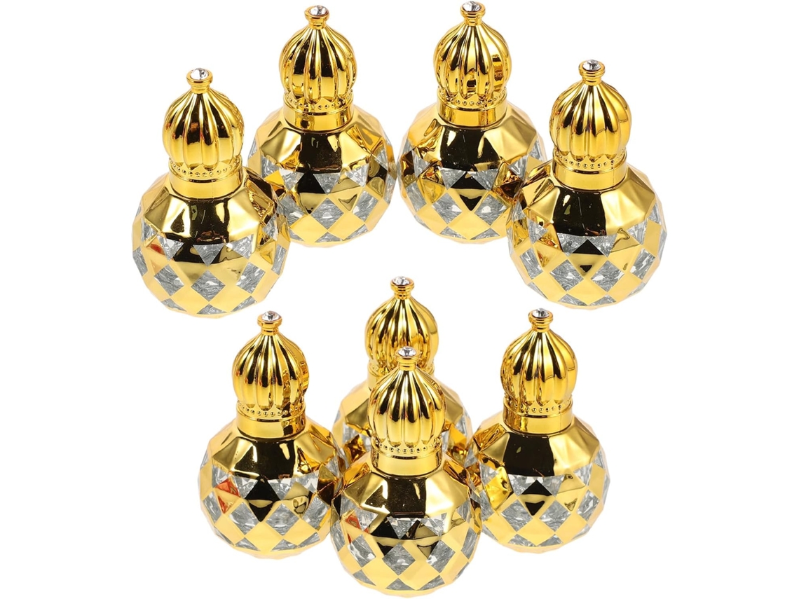 Conjunto De 8 Frascos De Perfume Recarregáveis Com Esfera Aplicadora