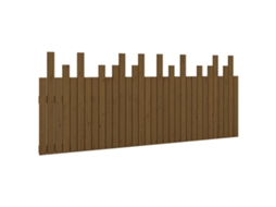 Cabeceira de Parede MAISON EXCLUSIVE em Pinho Maciço Castanho Mel (204x3x80 cm)