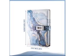 Caderno Com Trava Uv Diário A5 Com Trava Brilvibera