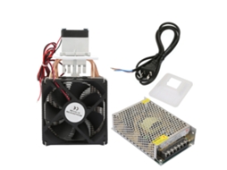Cooler Termoelétrico Semicondutor 12v 10a Com 3 Ventiladores Kit Diy Para Resfriamento