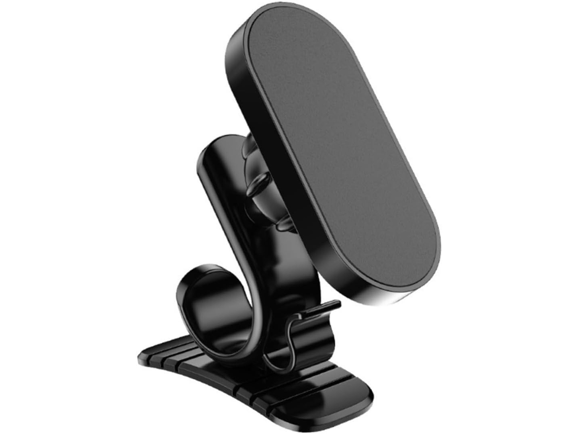 Suporte magnético compacto e ajustável para celulares no carro, organizador