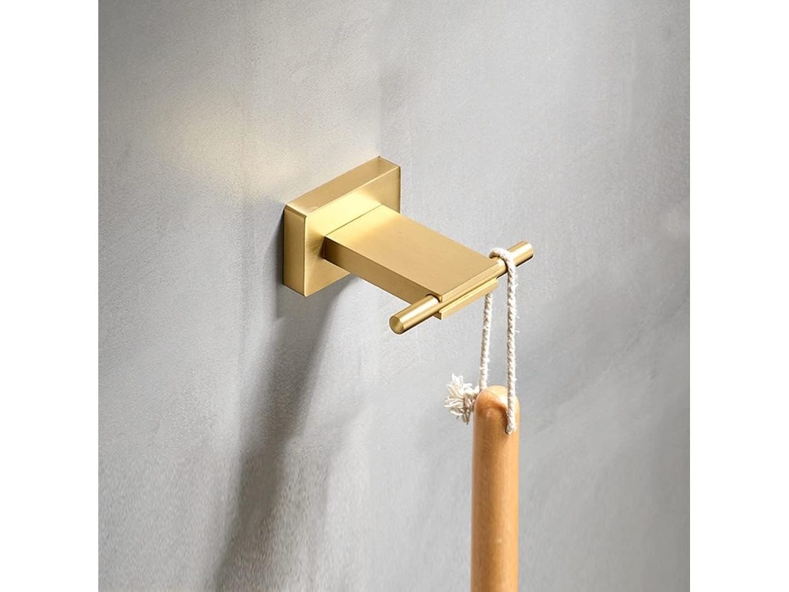 Conjunto De Acessórios Para Banheiro Lslytq Light Luxury, Todo Em Cobre, Com Porta Papel Higiênico, Escova Sanitária