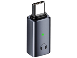 Conversor De Usb Tipo C Para Fone De Ouvido Apple Cinzavayotoy