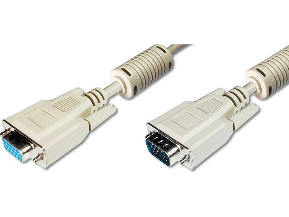 Cabo de Vídeo ASSMANN ELECTRONIC (VGA - 3 m - Bege)