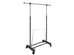 Clothes Rack, Clothes Racks Vidaxl Preto Aço Inoxidável (n/a)