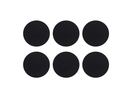 20 Peças De Suportes Para Celular, Adesivos Magnéticos, Chapa De Ferro (preto)