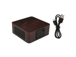 Altifalante Bluetooth LAXISCREED Mini Portátil Madeira