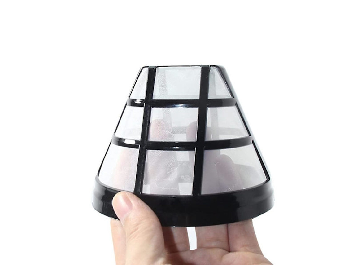 Kit Com 2 Filtros Reutilizáveis ​​nº 4 Para Cafeteira Ninja, Compatíveis Cestas De 8 A 12 Xícaras.