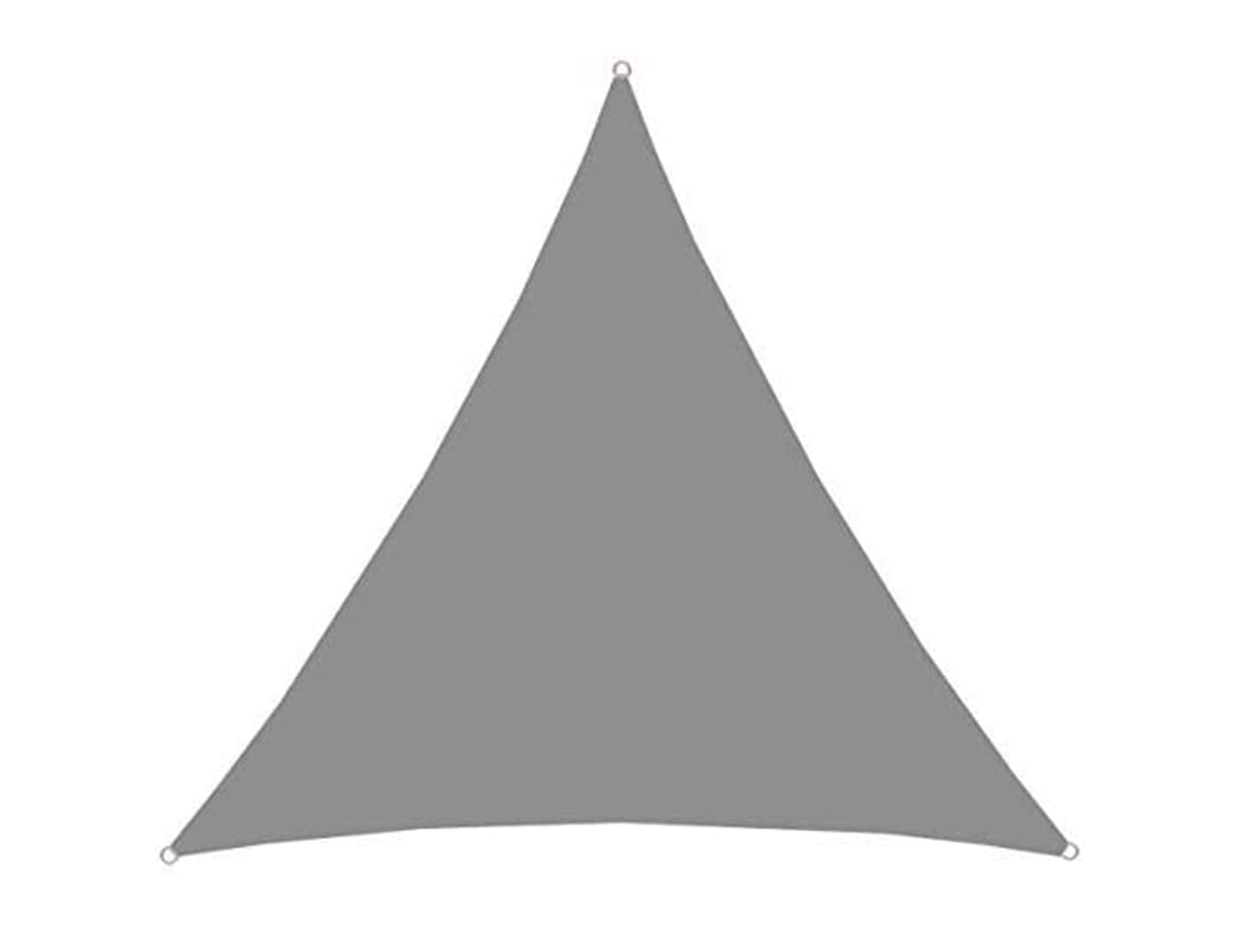 Sail De Sombra Triangular 4x4x4 Poliéster - Proteção Solar 98% Repelente À Água