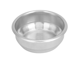 Cesta Filtro De Acero Inoxidable Para Cafetera Profesional Con Doble Dosis Capa Simple
