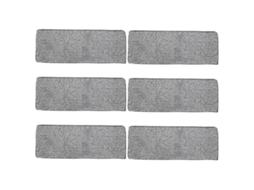 6pcs Pano de Mão de Substituição para Limpeza de Chão Lavável À Máquina 33x12cm Fibra Macia | S/MARCA