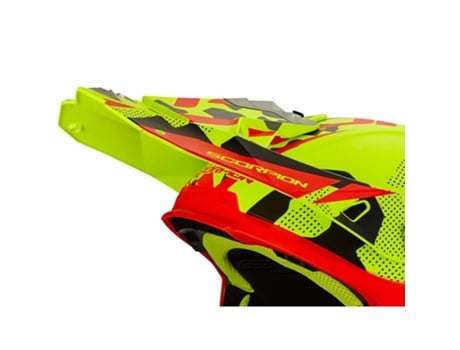 Viseira do capacete de motocicleta Scorpion VX-21 Air Furio Peak