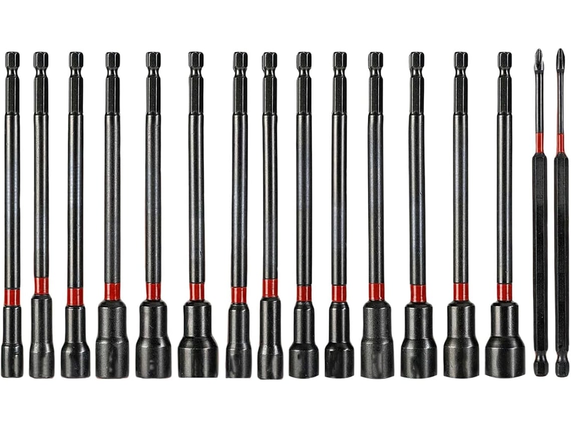 Conjunto De Chaves De Soquete Magnéticas | Ideal Para Armazenamento E Acessórios De Furadeira Para Madeira