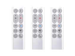 3 Controles Remotos De Substituição Compatíveis Com Purificador De Ar Hp04 Hp05 Hp07 E Ventilador Sem Folhas - Prata