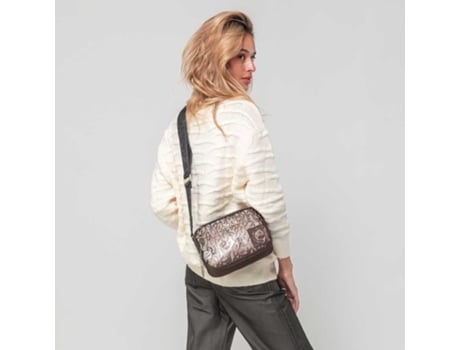 Bolsa De Mulher Anekke Mantle Traçar Castanho (m)