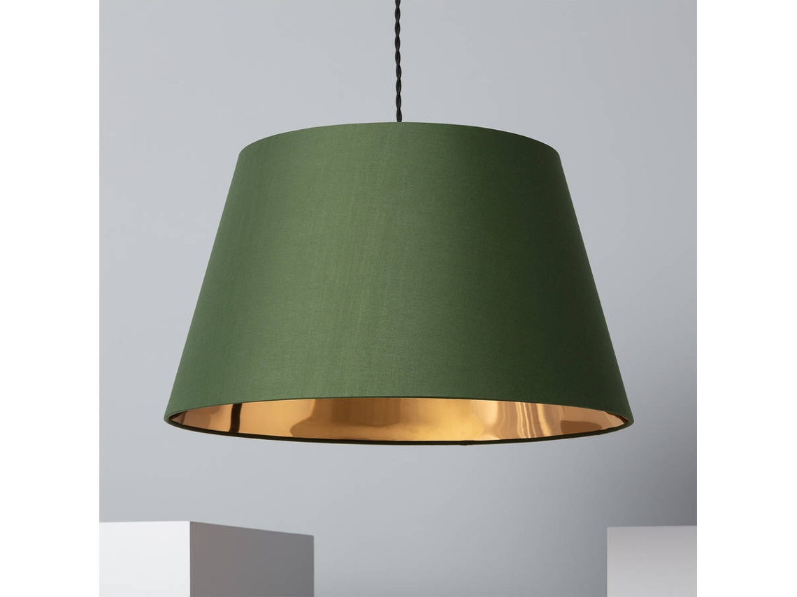 Candeeiro Suspenso Lino Baharia Verde Camo