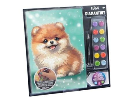 Cuadro Diamantiny Full Colors Volpino Rojo Nice 96126 Nicep25