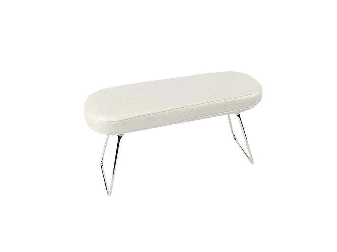 1 Almofada Para As Mãos Bege/branca*