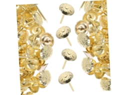 300 Peças Tachinhas Decorativas Douradas Retrô Para Estofamento De