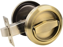 Fechadura de Porta Dupla Face 50 mm resistente aço inox S/MARCA