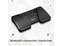 Pedal lateral sem fio Joyo para usuários de Bluetooth, pedal lateral musical para telefones, iPads e tablets Slowmoose