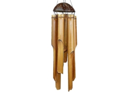 Sinos De Vento Lurelia Para Jardim E Pátio, Para Varanda, De Bambu, De Madeira, 20 Cm, 30 Cm, 85 Cm