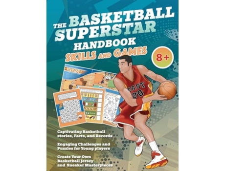 Livro The Basketball Superstar Handbook - Skills and Games The ultimate activity book for young basketball players de Velvet Idole (Inglês)